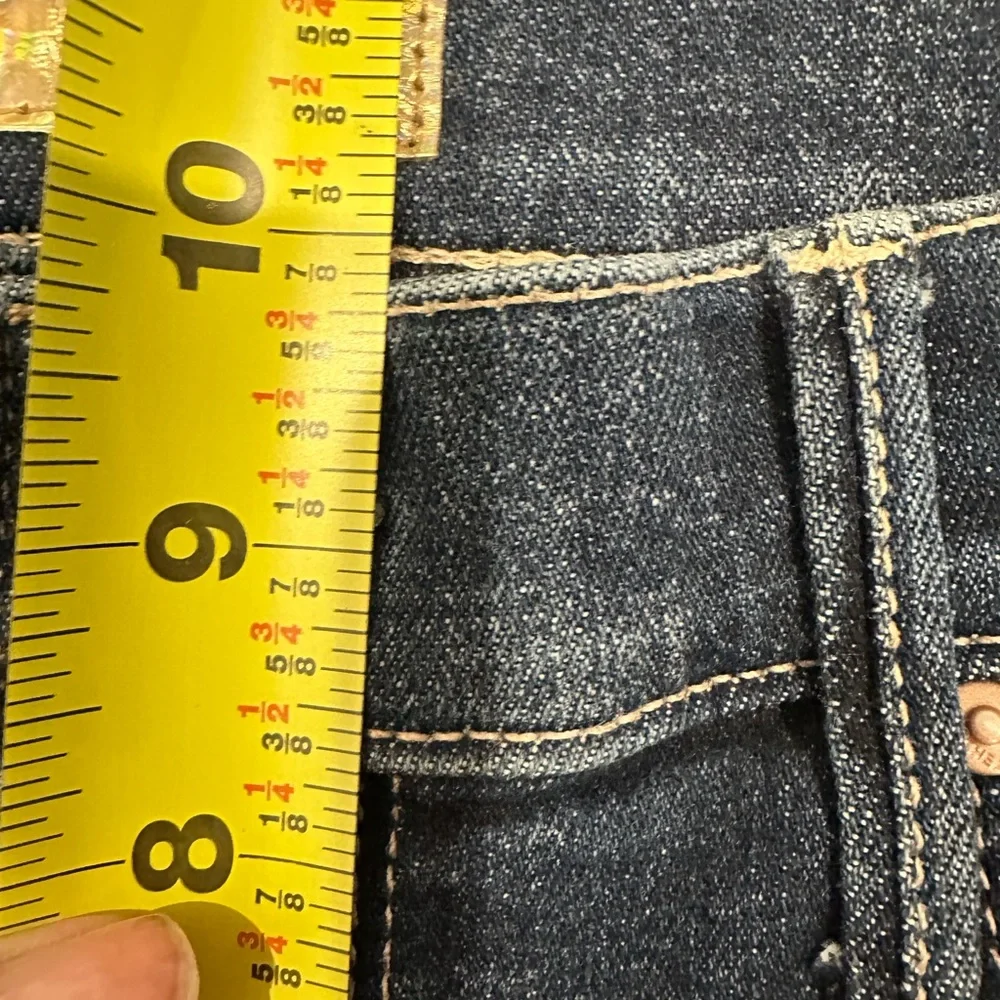 MOTHER "The Cha Cha Fray" Girl Crush High-Rise Flare Jeans | Size 27 - Picture 10 of 14